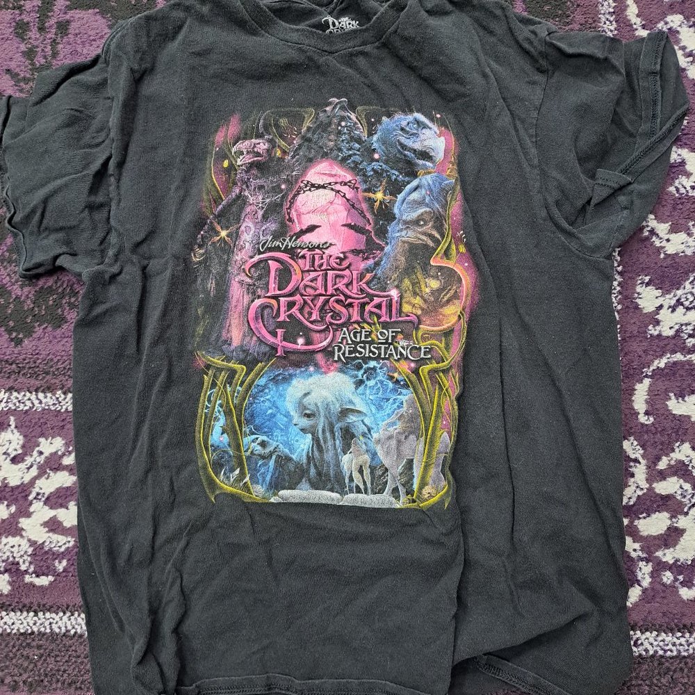 JIM HENSON DARK CRYSTAL AGE OF RESISTANCE T-SHIRT LARGE (EXTREMELY RARE)